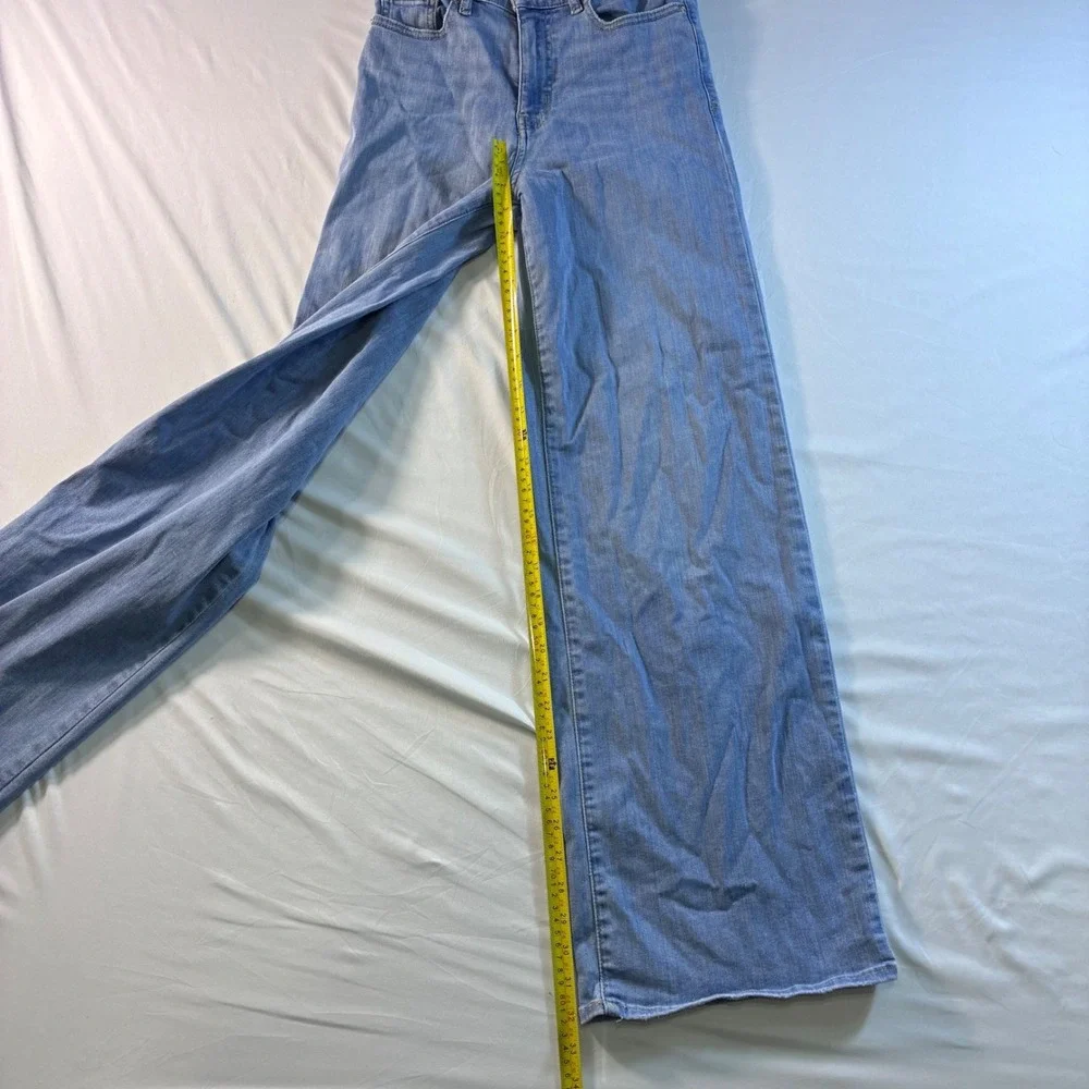 FRAME Le High Wide Leg Jeans Integrity Blue Wash Size 25 OPLSP291